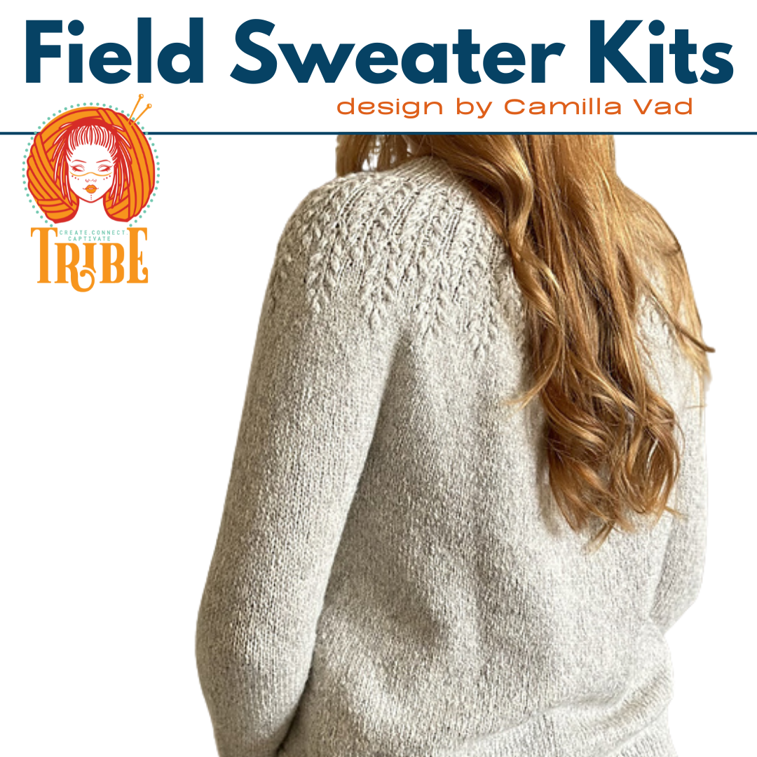 Field Sweater Pattern Field Sweater Kit by Camilla Vad | Isager Baby Yarn | Tribe Yarns ...