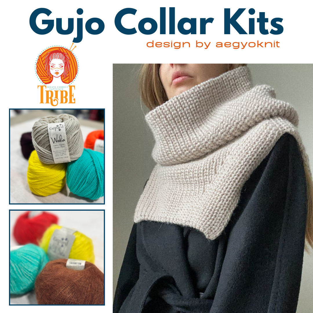 Gujo Collar Kit by aegyoknits