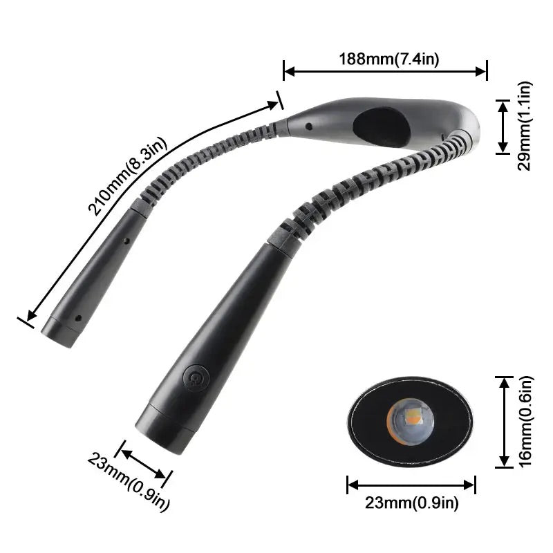 LED Rechargeable Neck Lamp