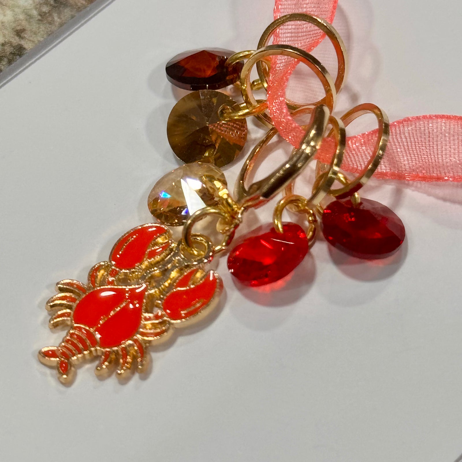 Luxury Crystal Stitch Marker Sets