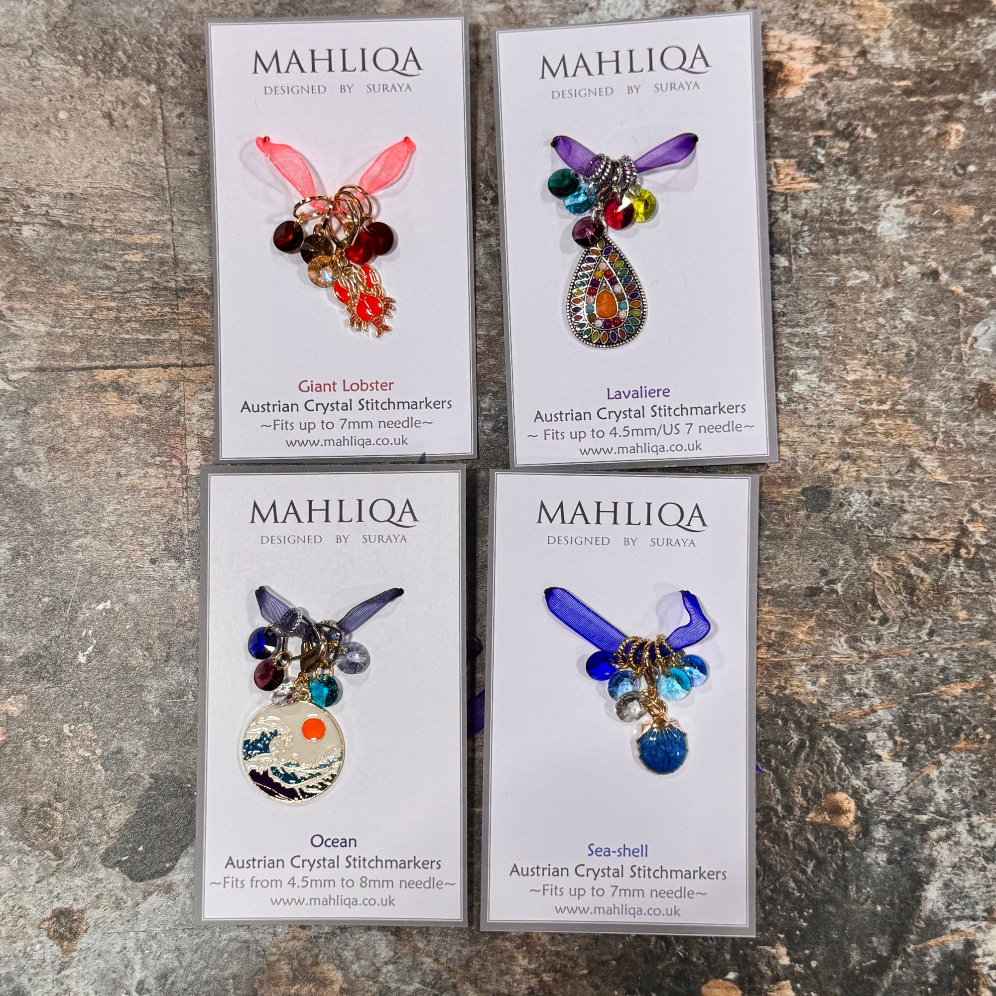 Luxury Crystal Stitch Marker Sets