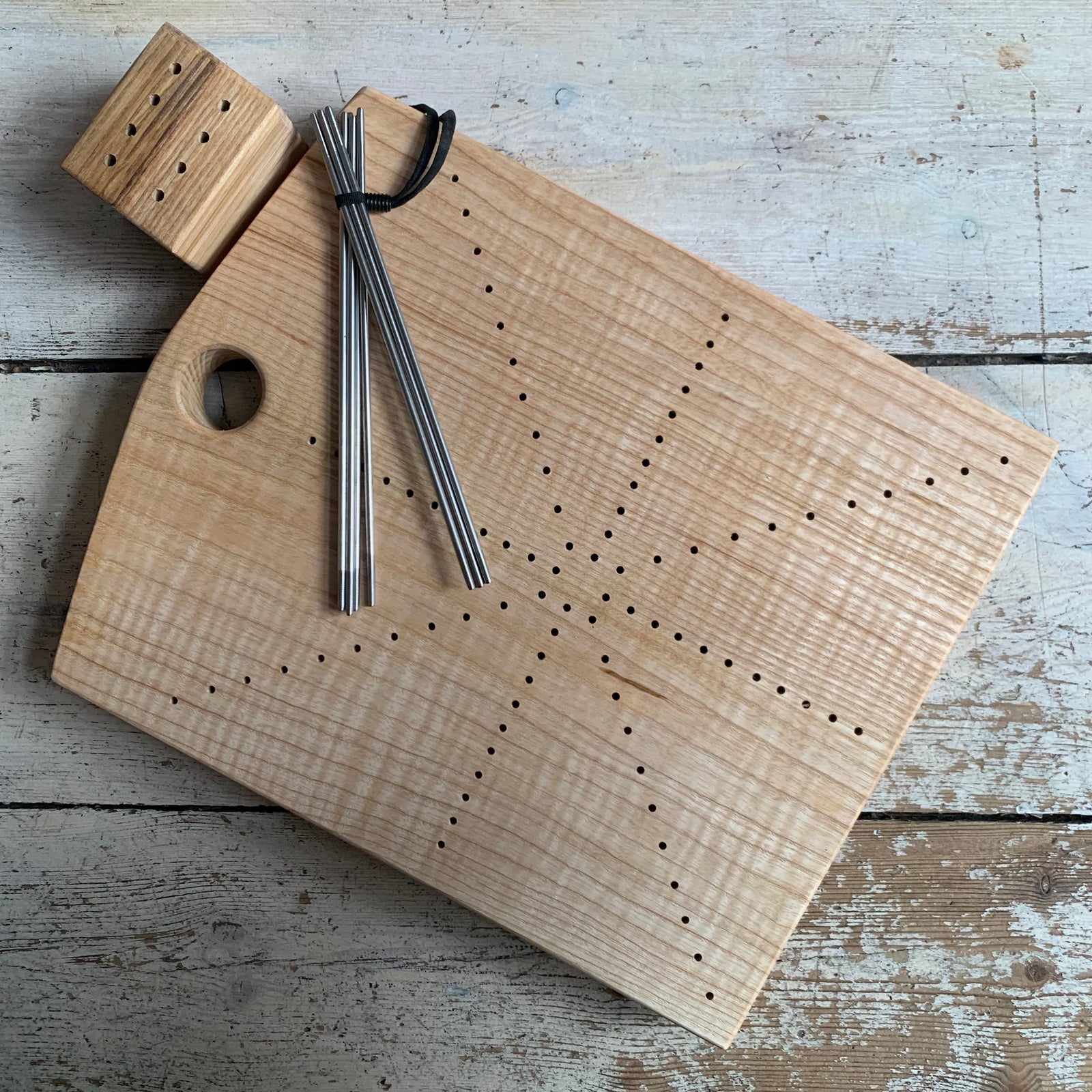 Blocking Board & Pins - English Oak tribeyarns