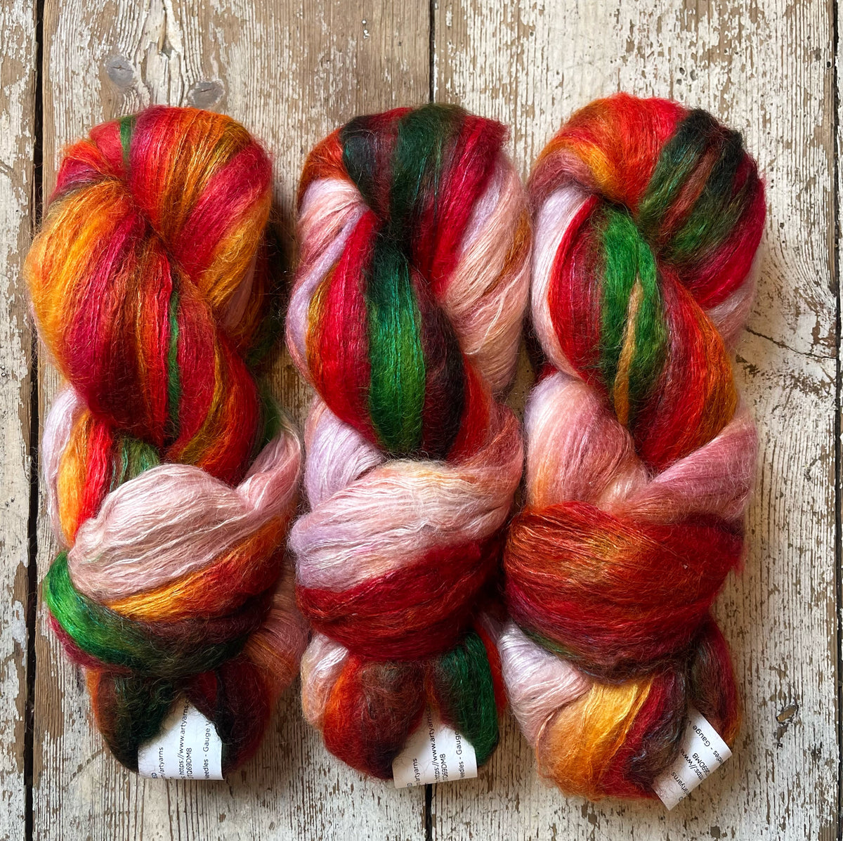 Double Mohair Ombré yarn Artyarns