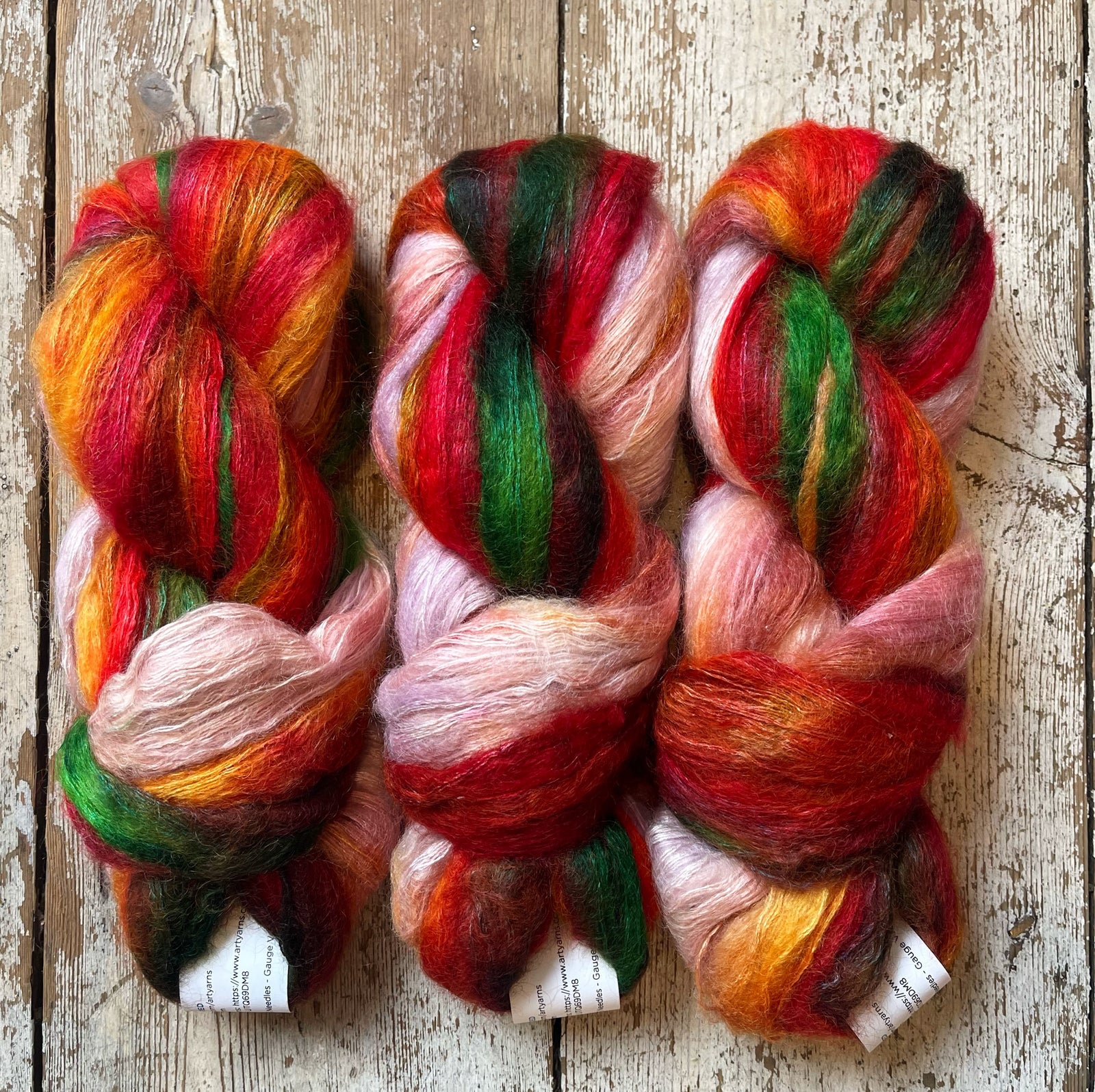 Double Mohair Ombré yarn Artyarns