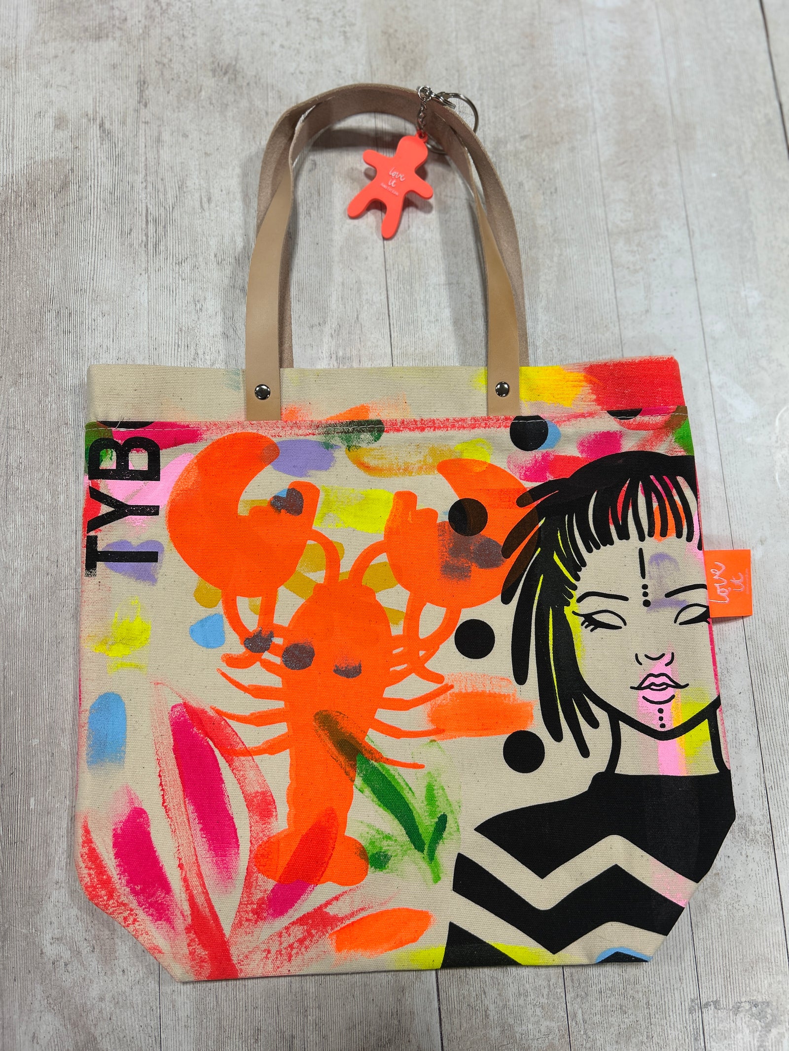 Drop Cloth Bucket Bag