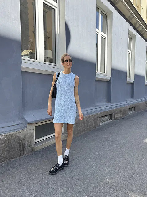 Fanny Dress with Cotton Waves