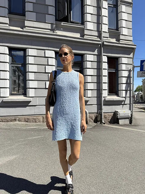 Fanny Dress with Cotton Waves