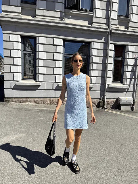 Fanny Dress with Cotton Waves