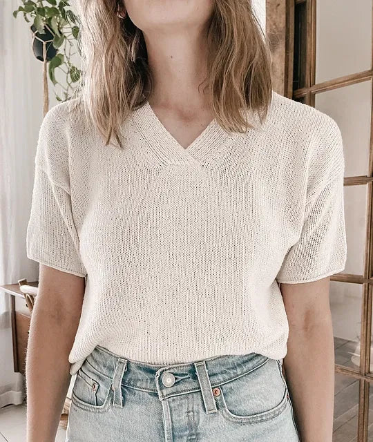 Moon Set Tee with Arctic Pearl