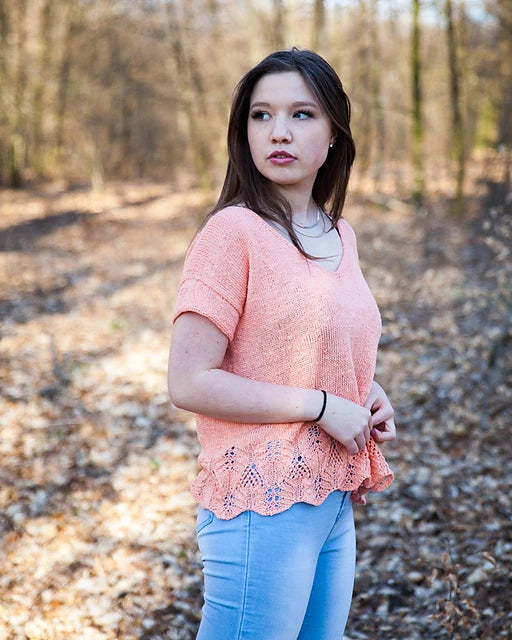 Clementine Tee Kits in Hemp Yarn Natissea