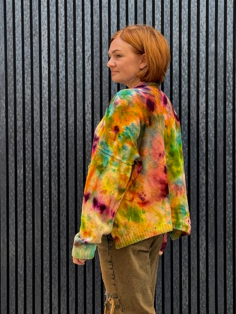 Exclusive Hand-Painted Cardigan No. L32 (Lambswool Medium)