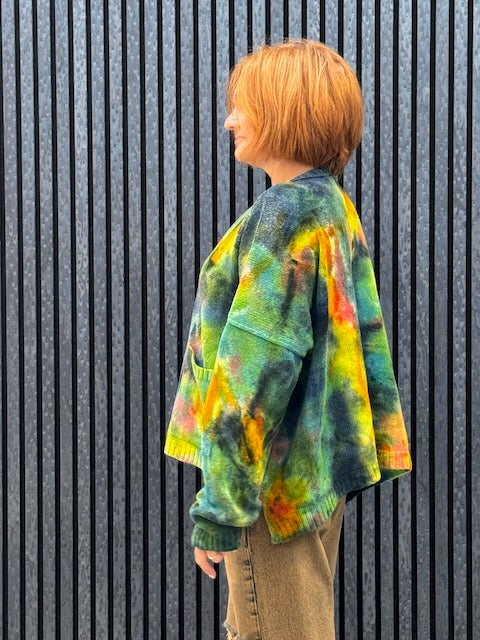 Exclusive Hand-Painted Cardigan No. L27 (Lambswool Medium)