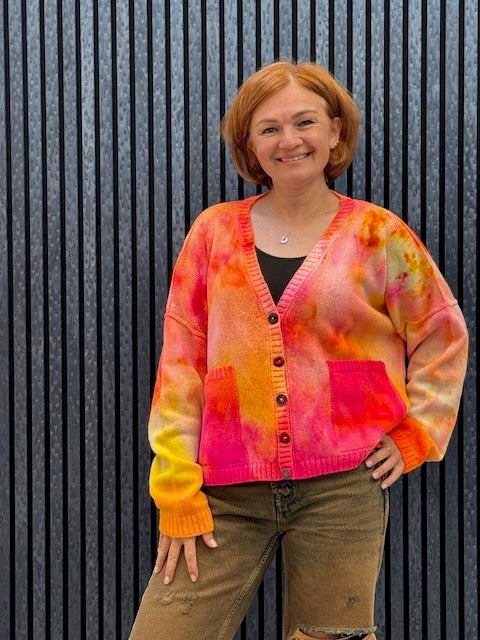 Exclusive Hand-Painted Cardigan No. L31 (Lambswool Medium)