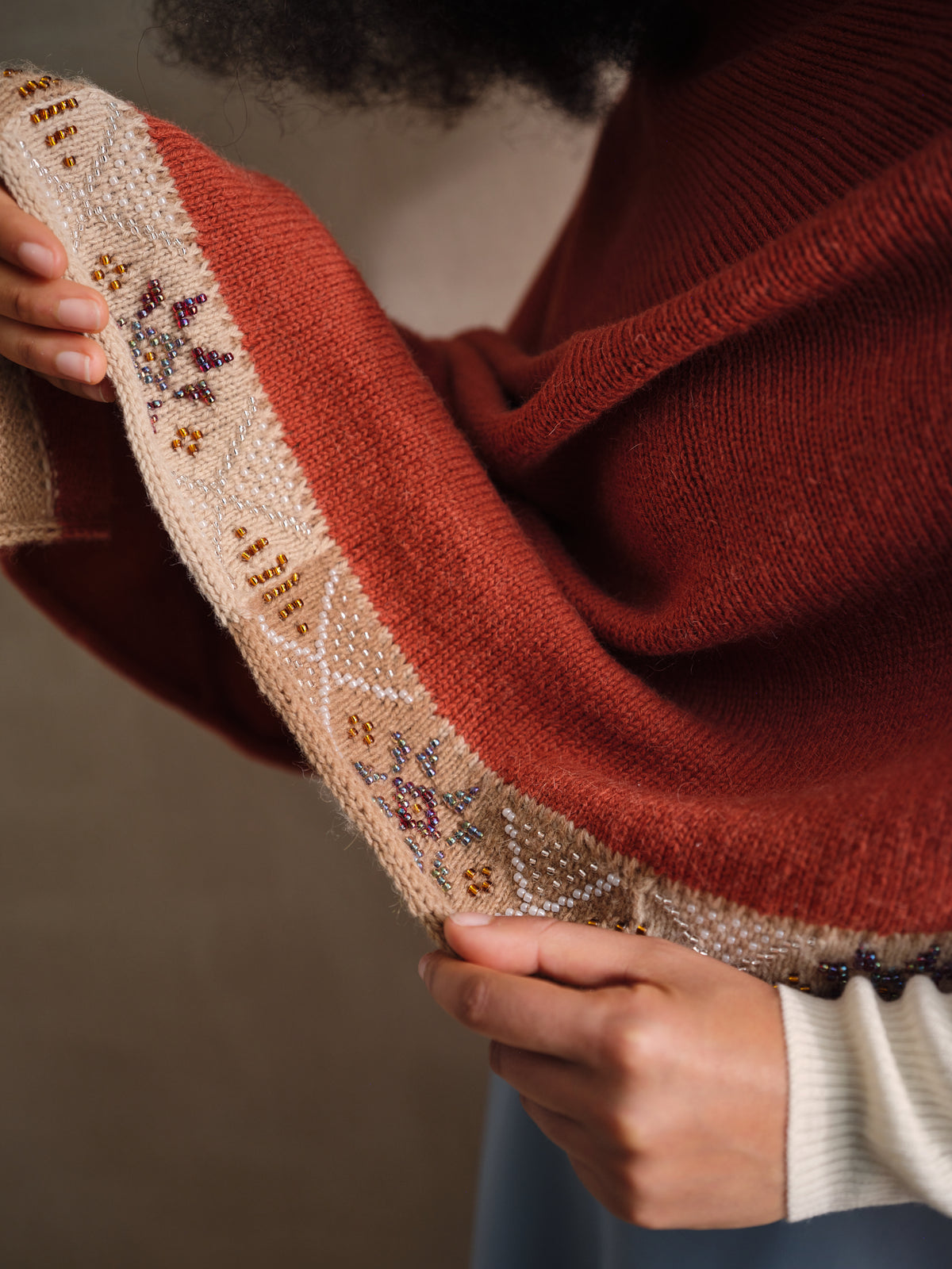 Beaded Colourwork: A Modern Approach to Knitting with Beads by Jeanette Sloan