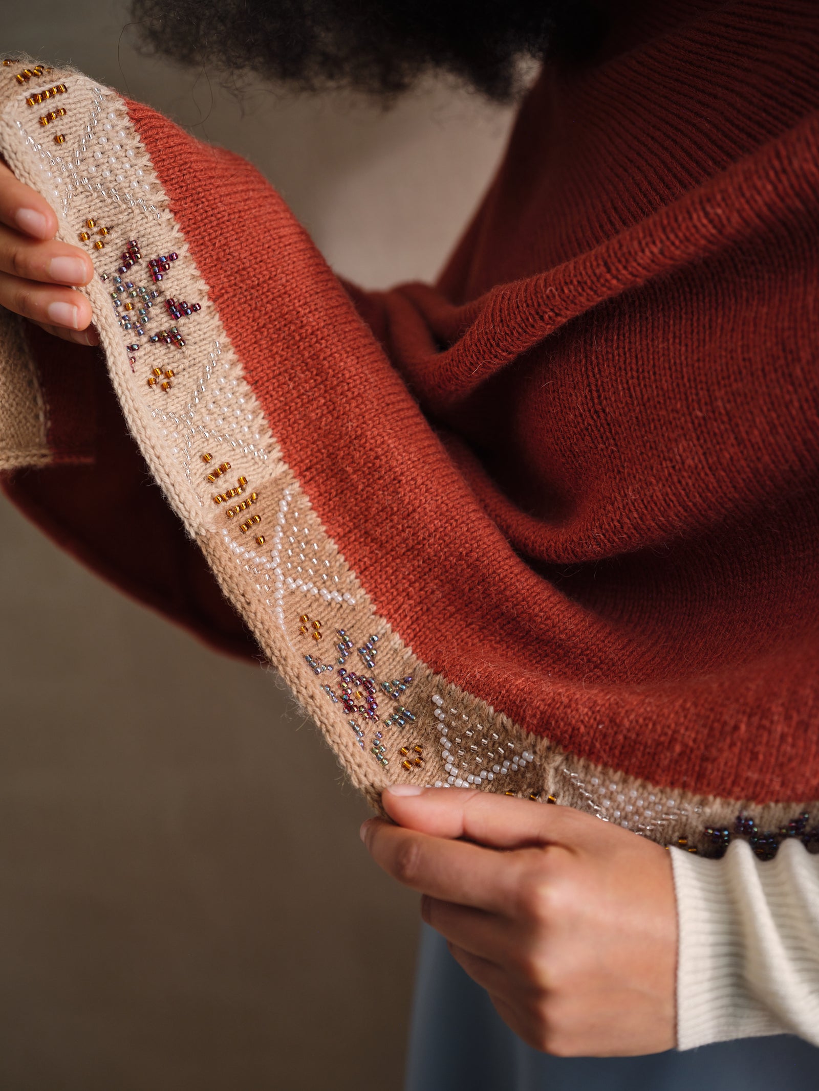 Beaded Colourwork: A Modern Approach to Knitting with Beads by Jeanette Sloan