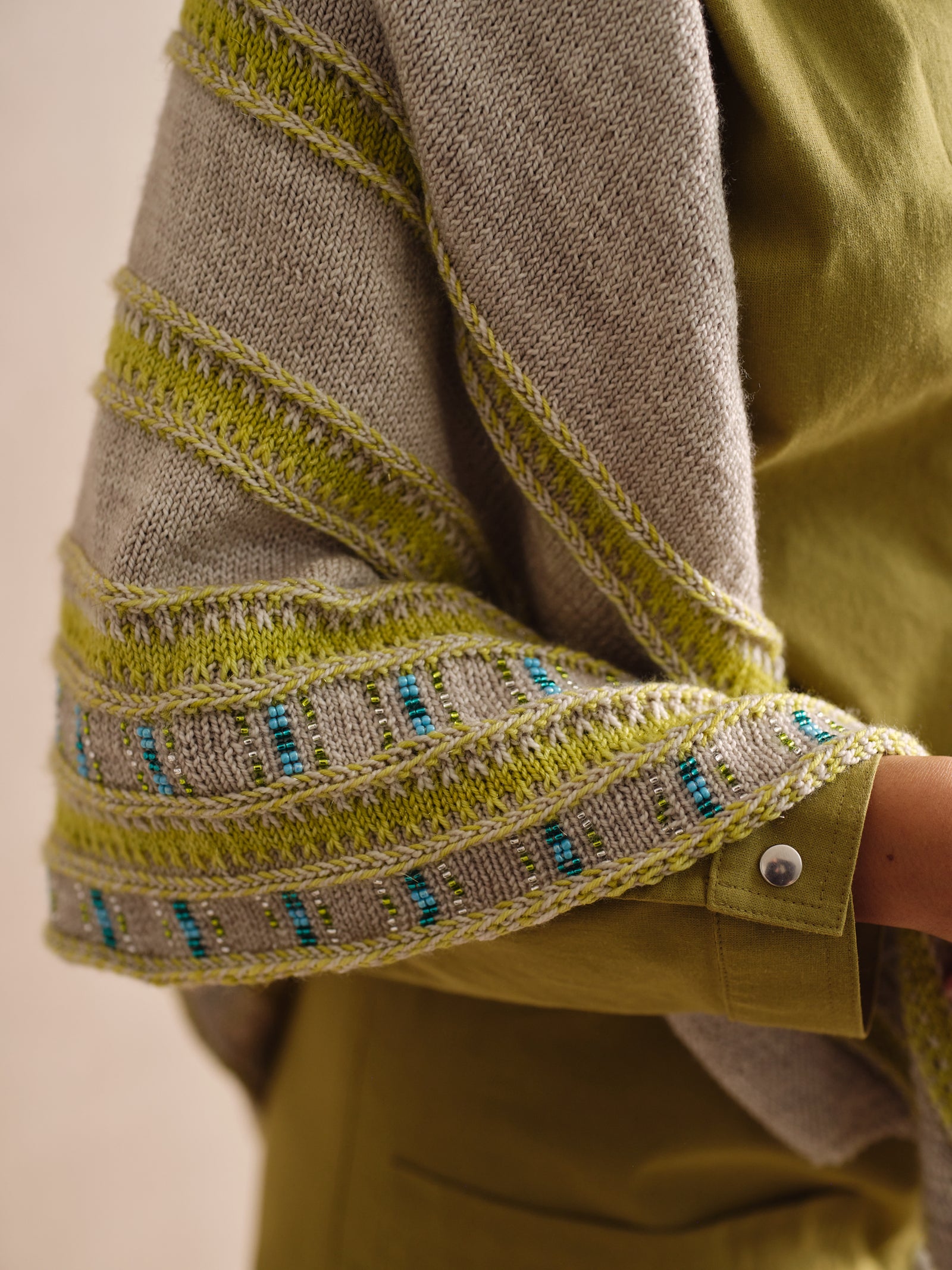 Beaded Colourwork: A Modern Approach to Knitting with Beads by Jeanette Sloan