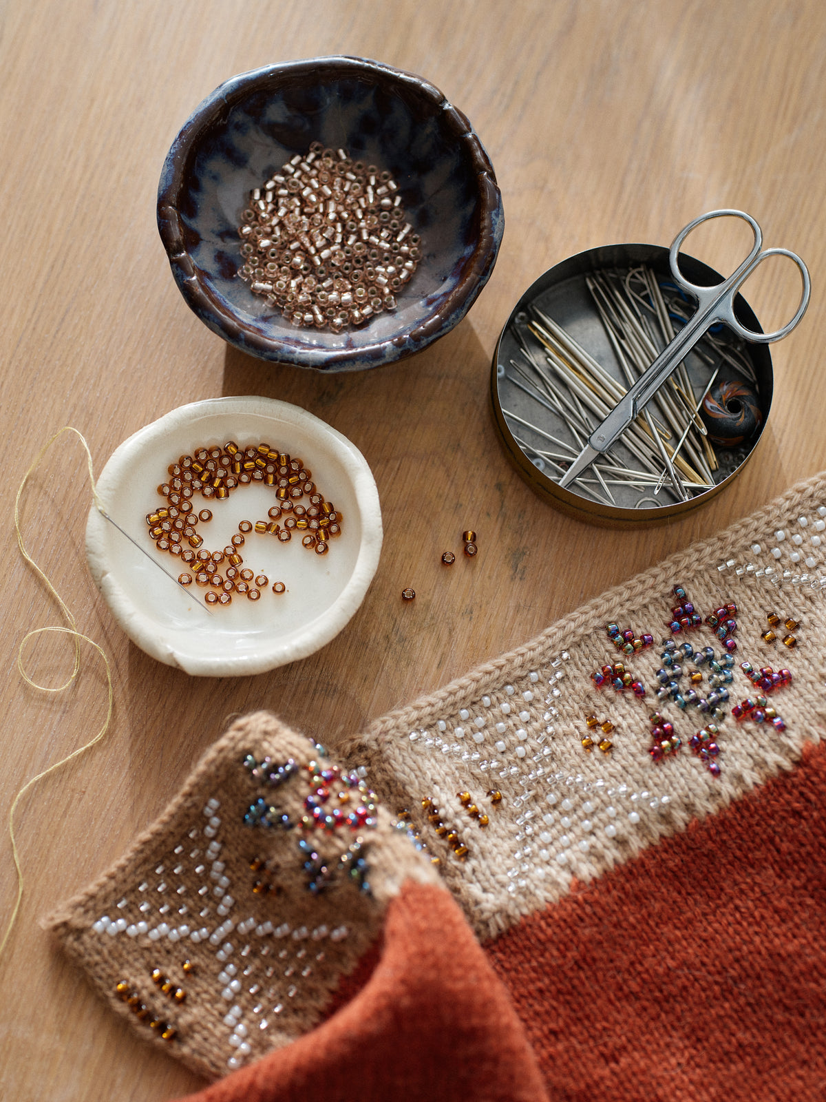 Beaded Colourwork: A Modern Approach to Knitting with Beads by Jeanette Sloan