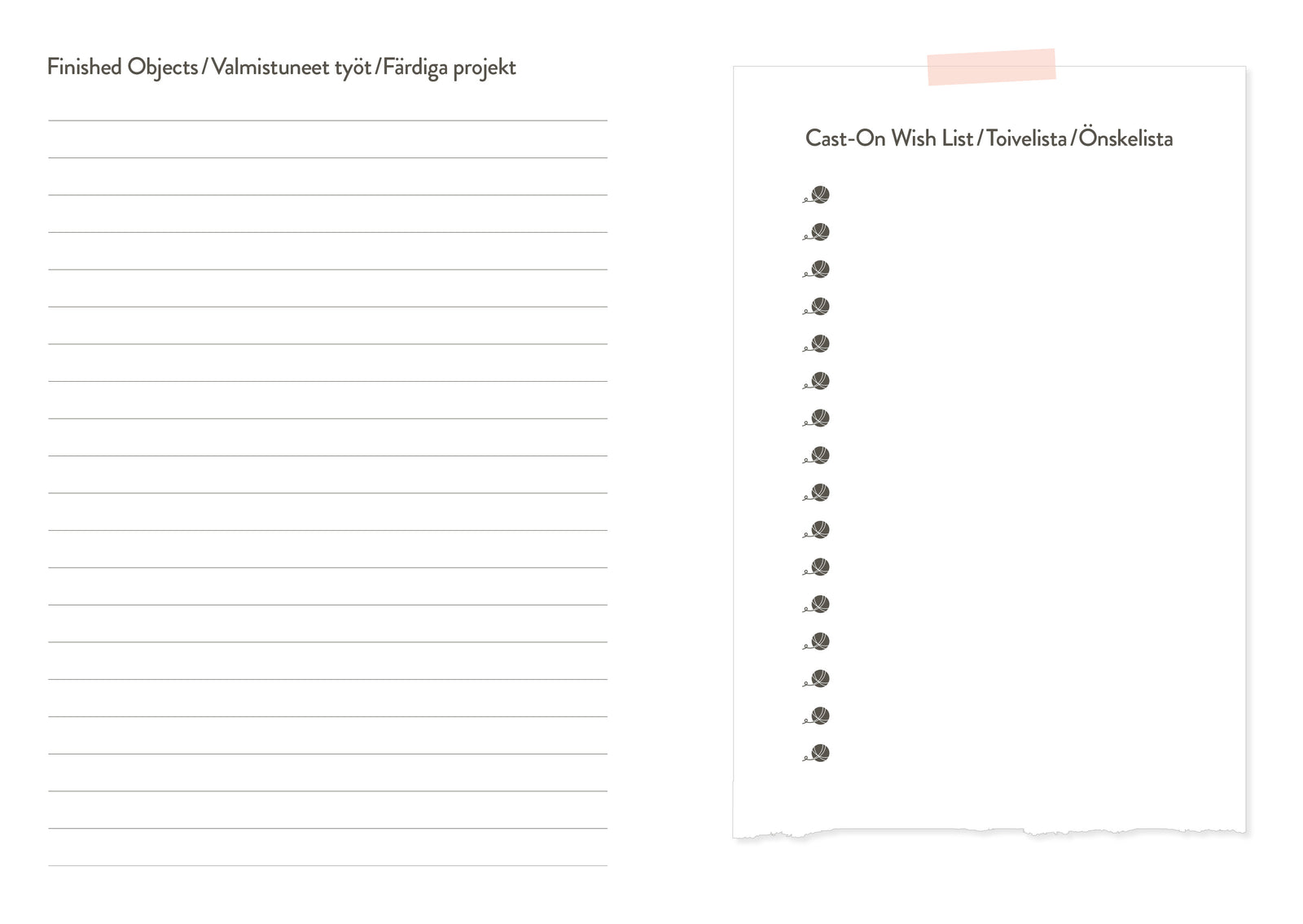 Knitter's Year 2026 Weekly Planner by Laine
