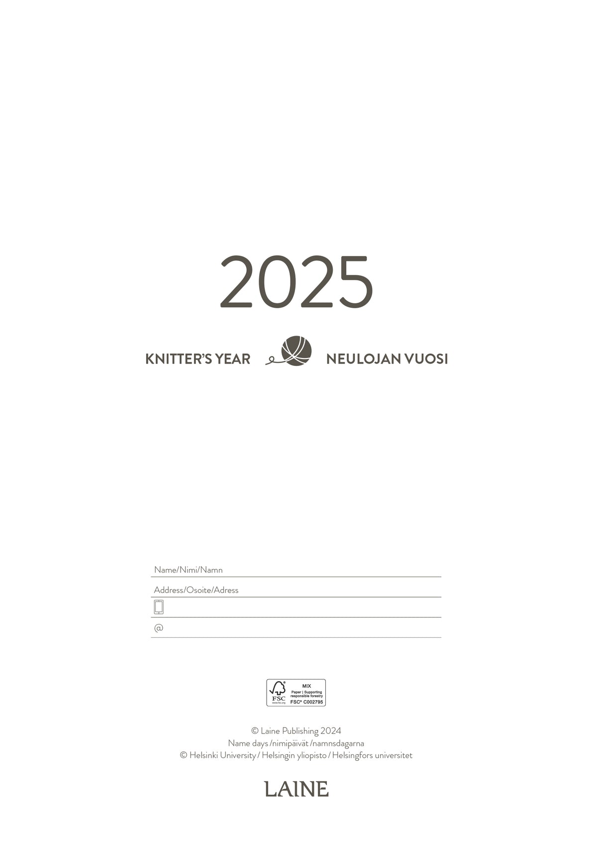 Knitter's Year 2025 by Laine