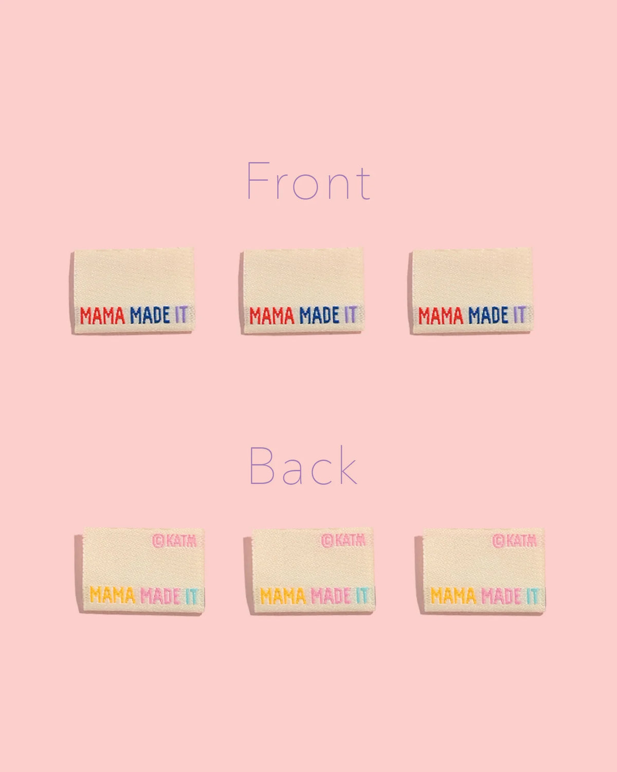 "My Mama Made It" Woven Labels 6 Pack
