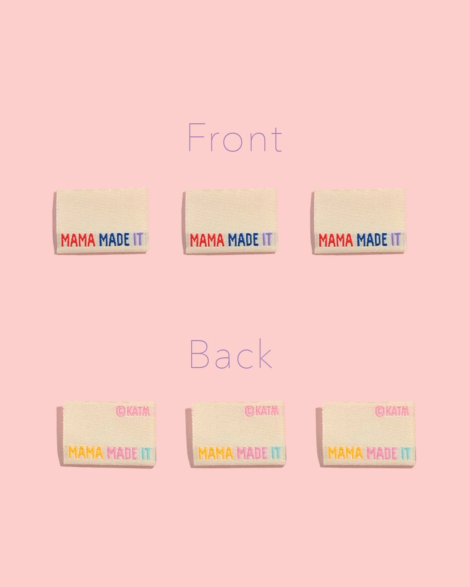 "My Mama Made It" Woven Labels 6 Pack