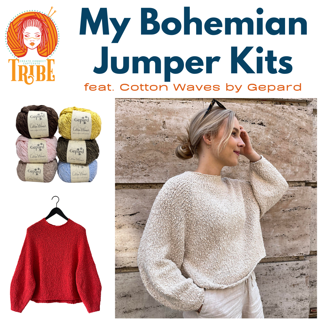 My Bohemian Jumper Kits with Cotton Waves