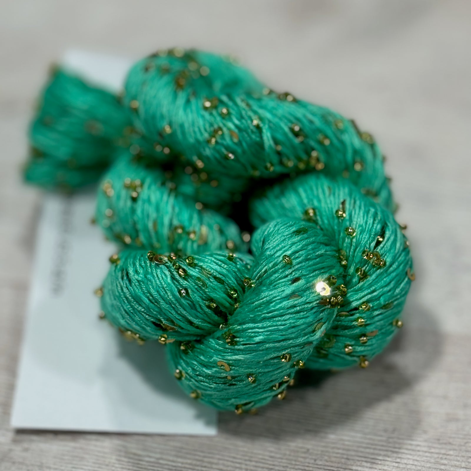 Beaded Silk and Sequins Light