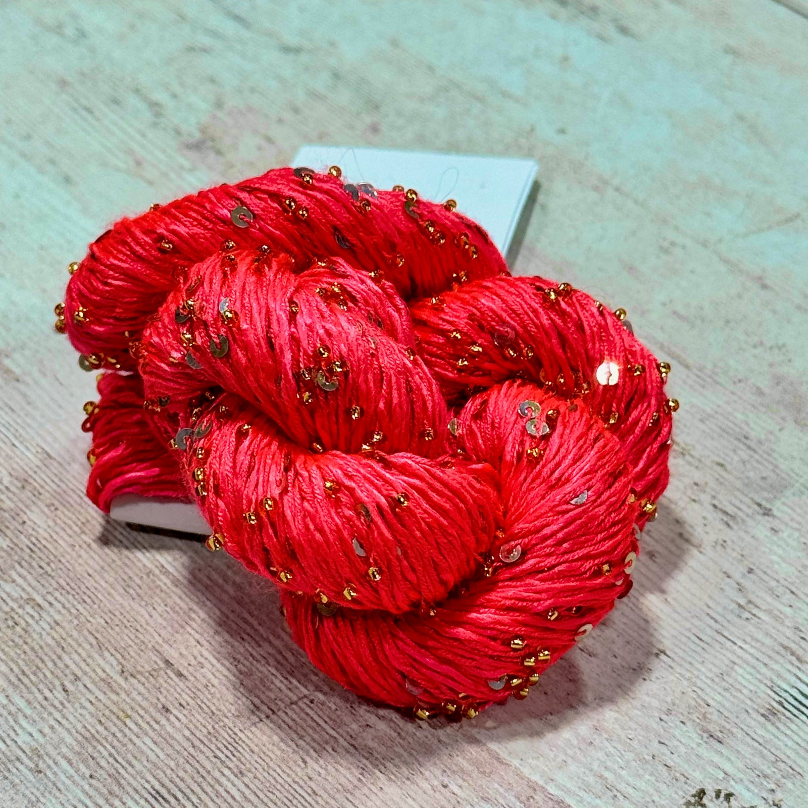 Beaded Silk and Sequins Light