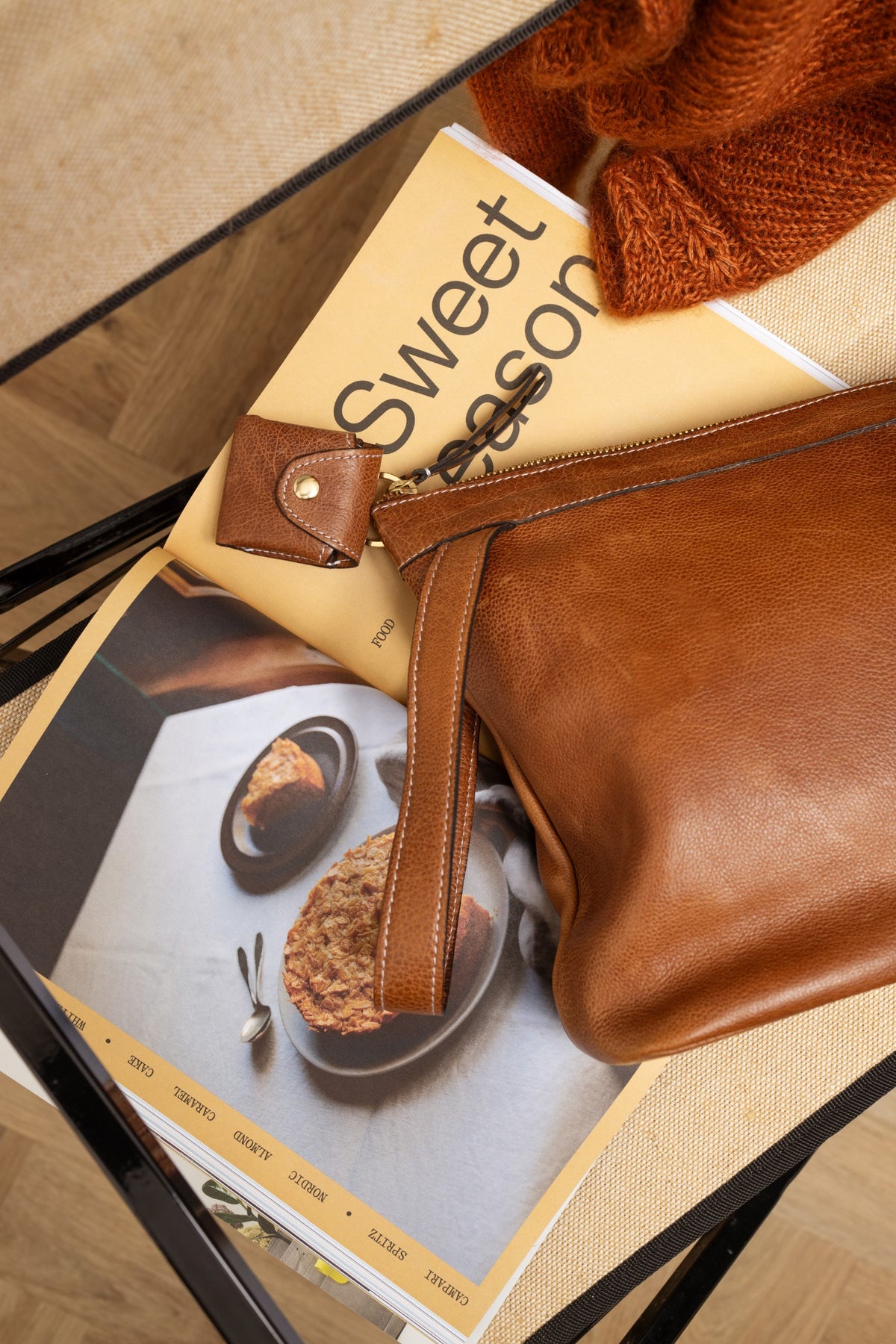 Project 13 Large Leather Clutch by Re:Designed
