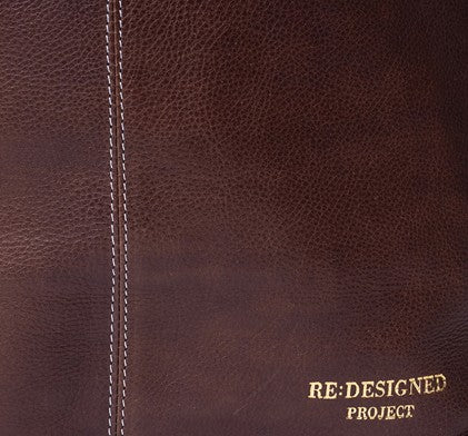 Project 13 Large Leather Clutch by Re:Designed