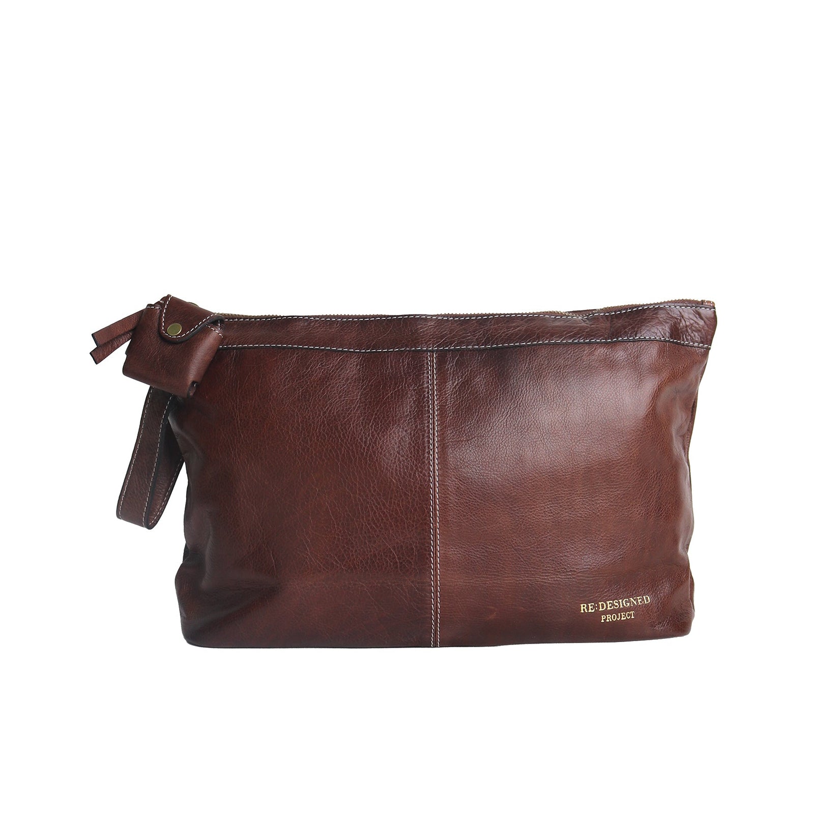 Project 13 Große Leder-Clutch von Re:Designed