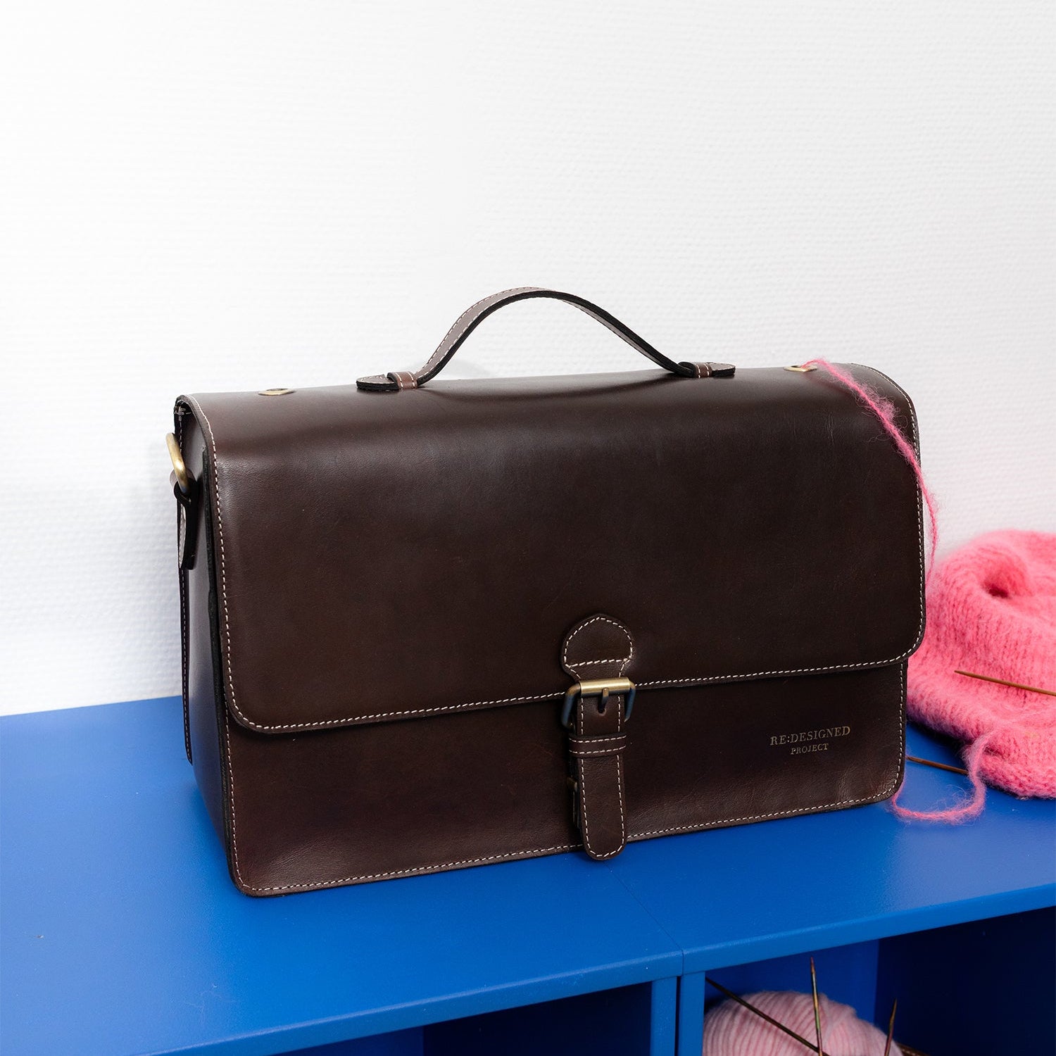 Project 133 Knitting Crossover Bag by Re:Designed