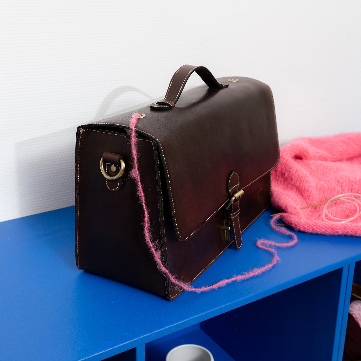 Project 133 Knitting Crossover Bag by Re:Designed