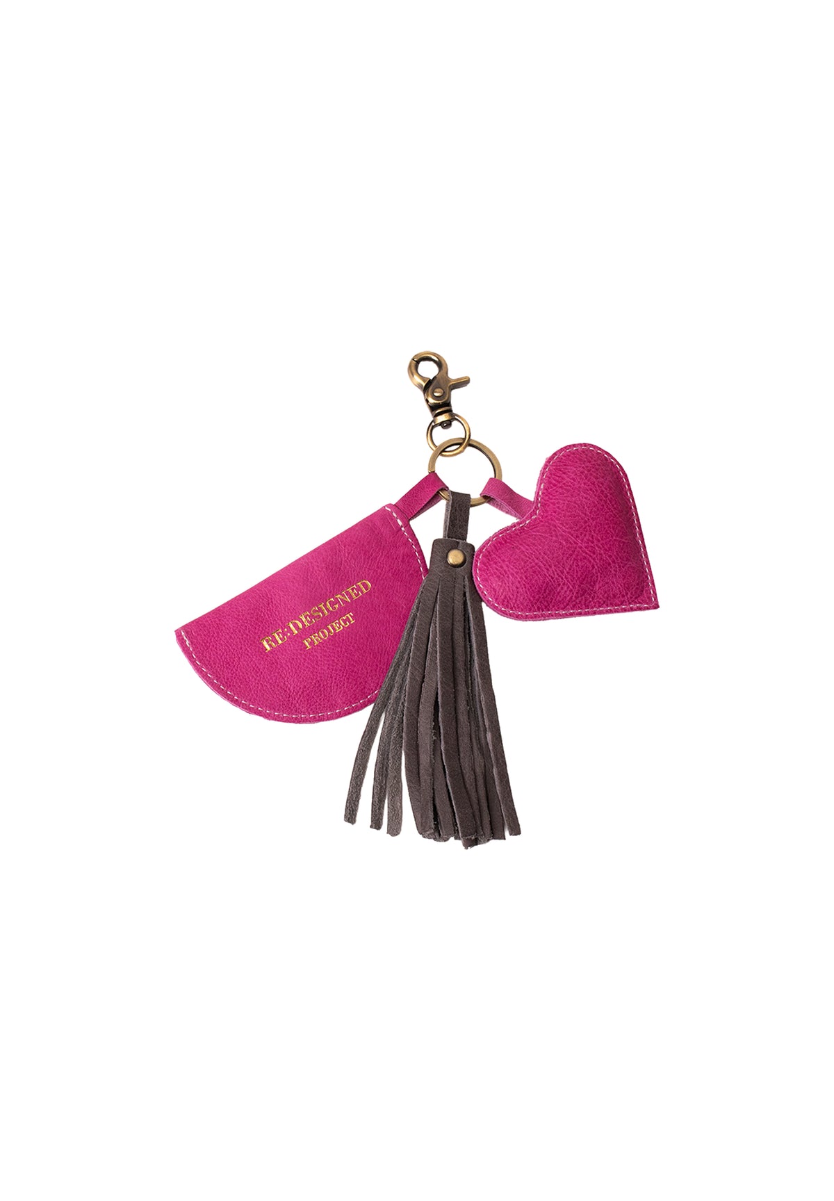 Project 142 Heart Tassel Keyring by Re:Designed