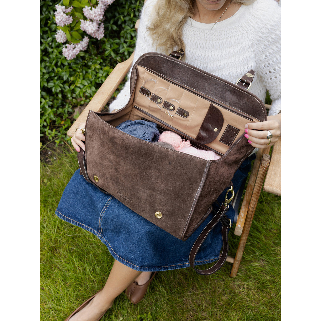 Project 149 SUEDE Crossover Bag by Re:Designed Re:Designed