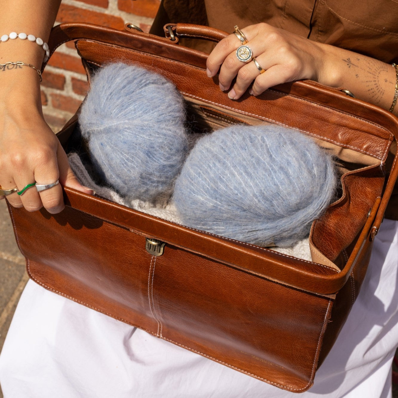 Project 98 Doctor Style Crossover Knitting Case by Re:Designed