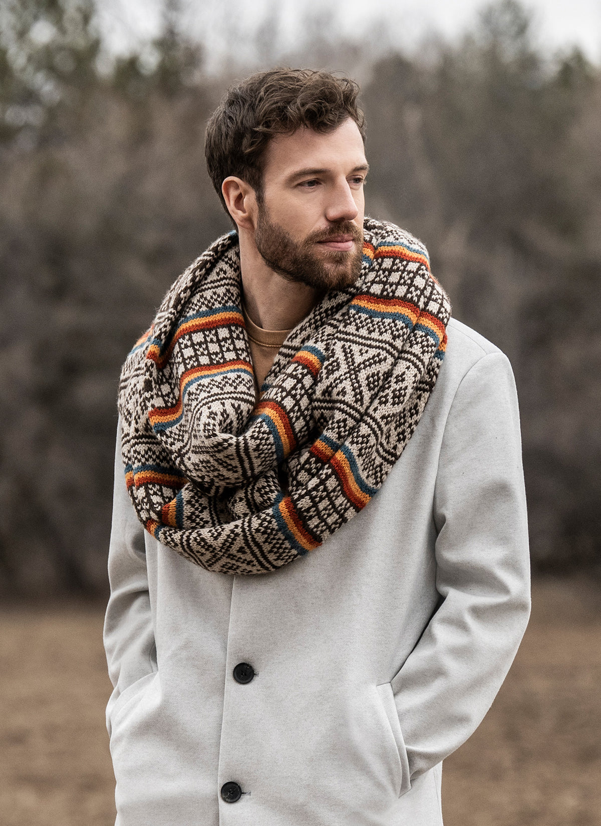 Edmonton Wrap Kit in Woolstok Blue Sky Fibers