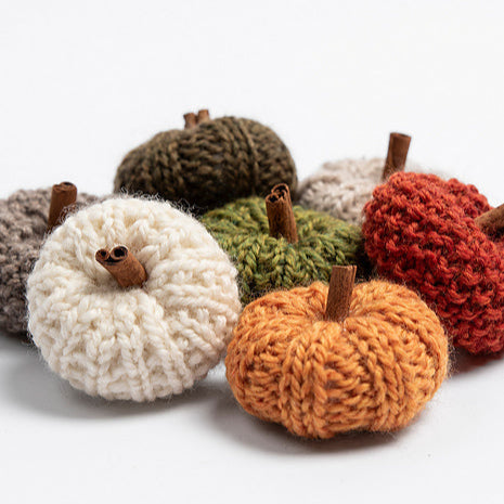Mini Pumpkins Kit with Woolstok Mini Skein Bundles