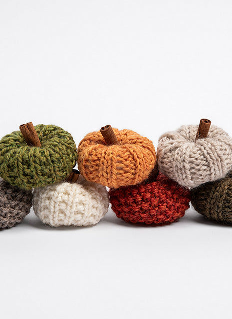 Mini Pumpkins Kit with Woolstok Mini Skein Bundles