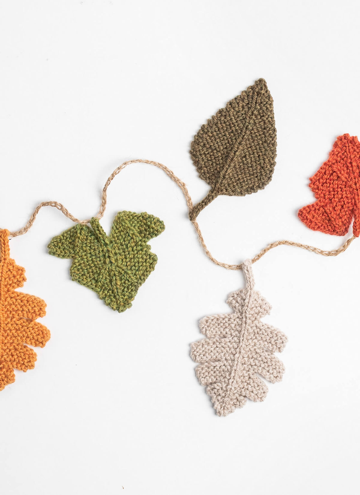 Fall Leaves Kit with Woolstok Mini Skein Bundles Blue Sky Fibers