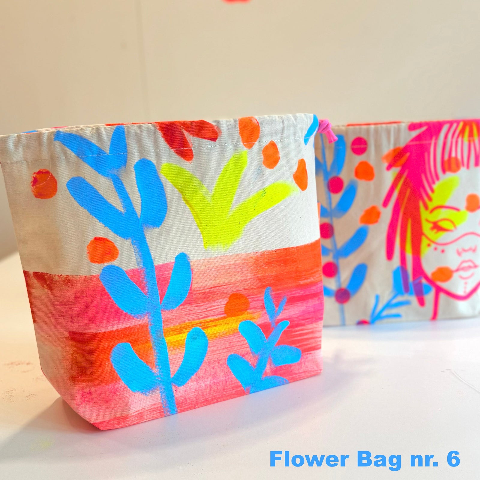 Petal Drop Drawstring Project Bag Love It Design