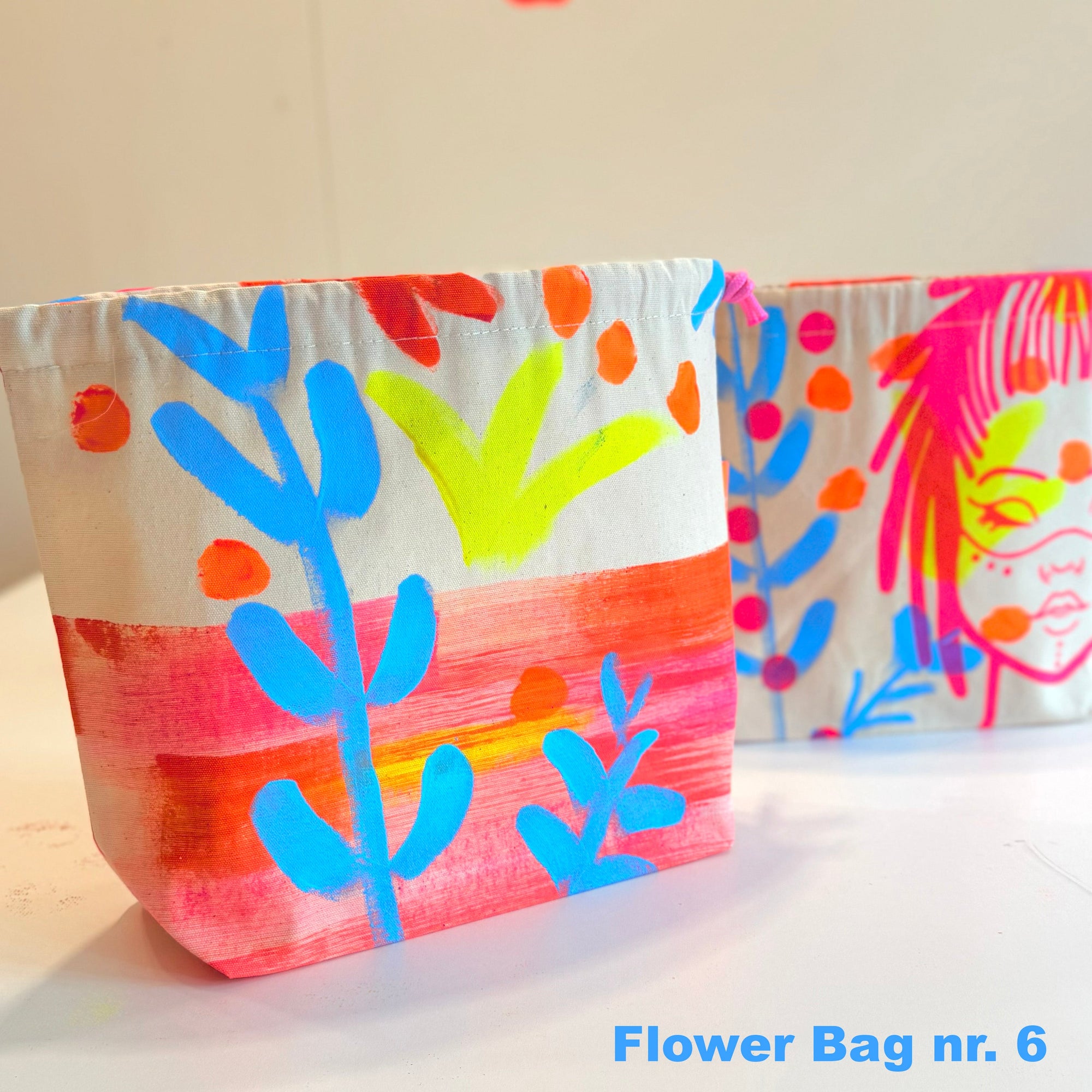 Petal Drop Drawstring Project Bag Love It Design