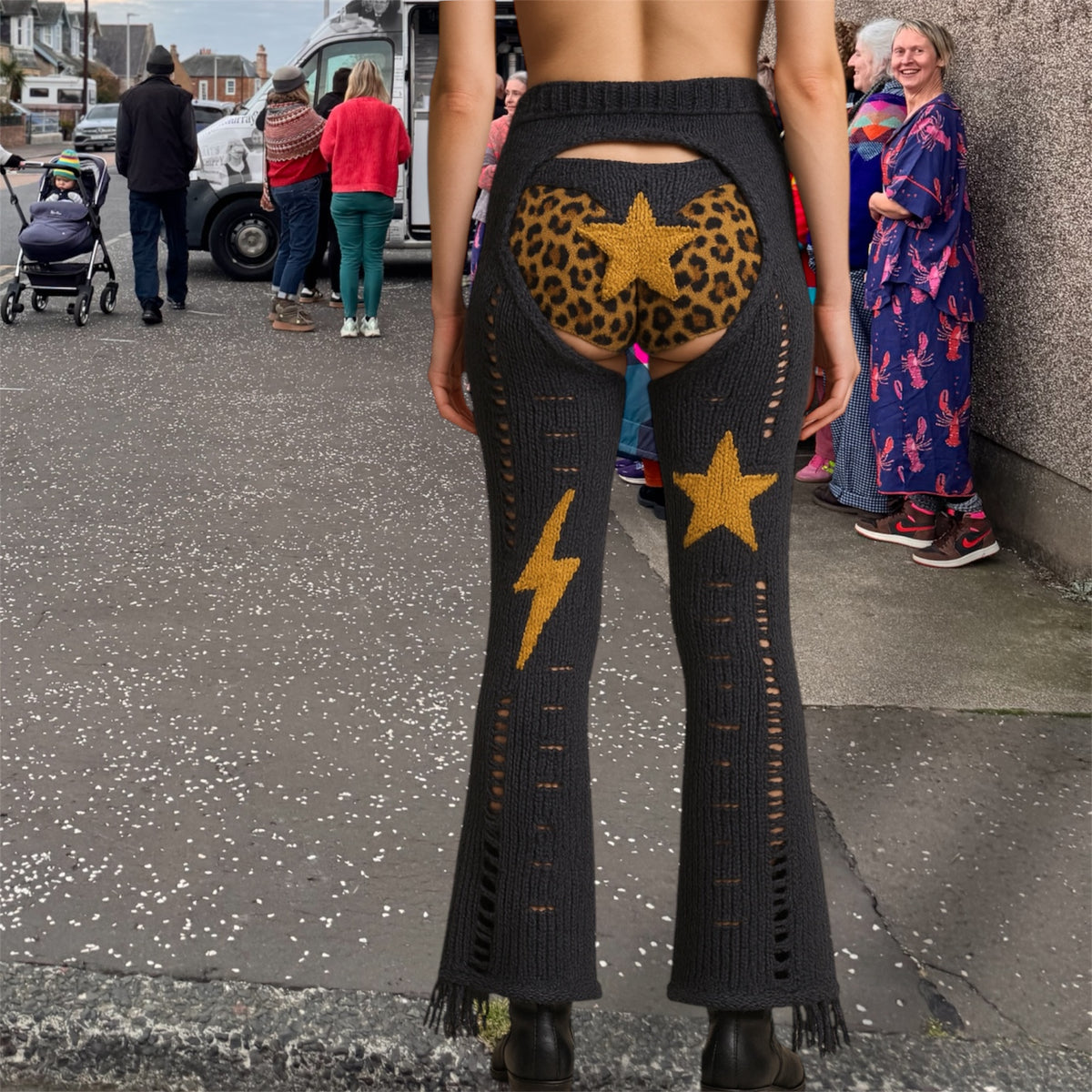 The Pants KAL for Just One More Row