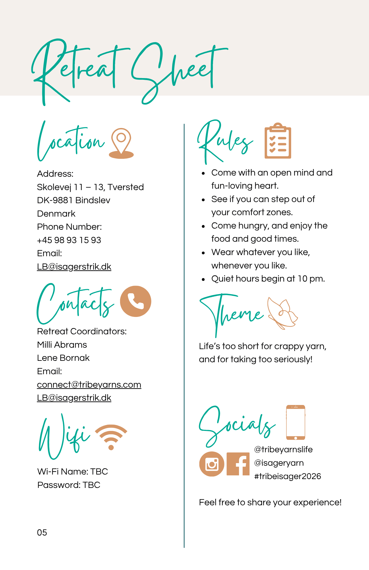 Tribe Isager Retreat - Tversted 2026