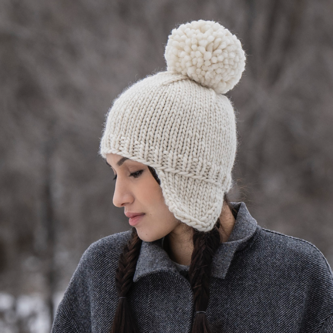 Frosty North Hat Kit Blue Sky Fibers