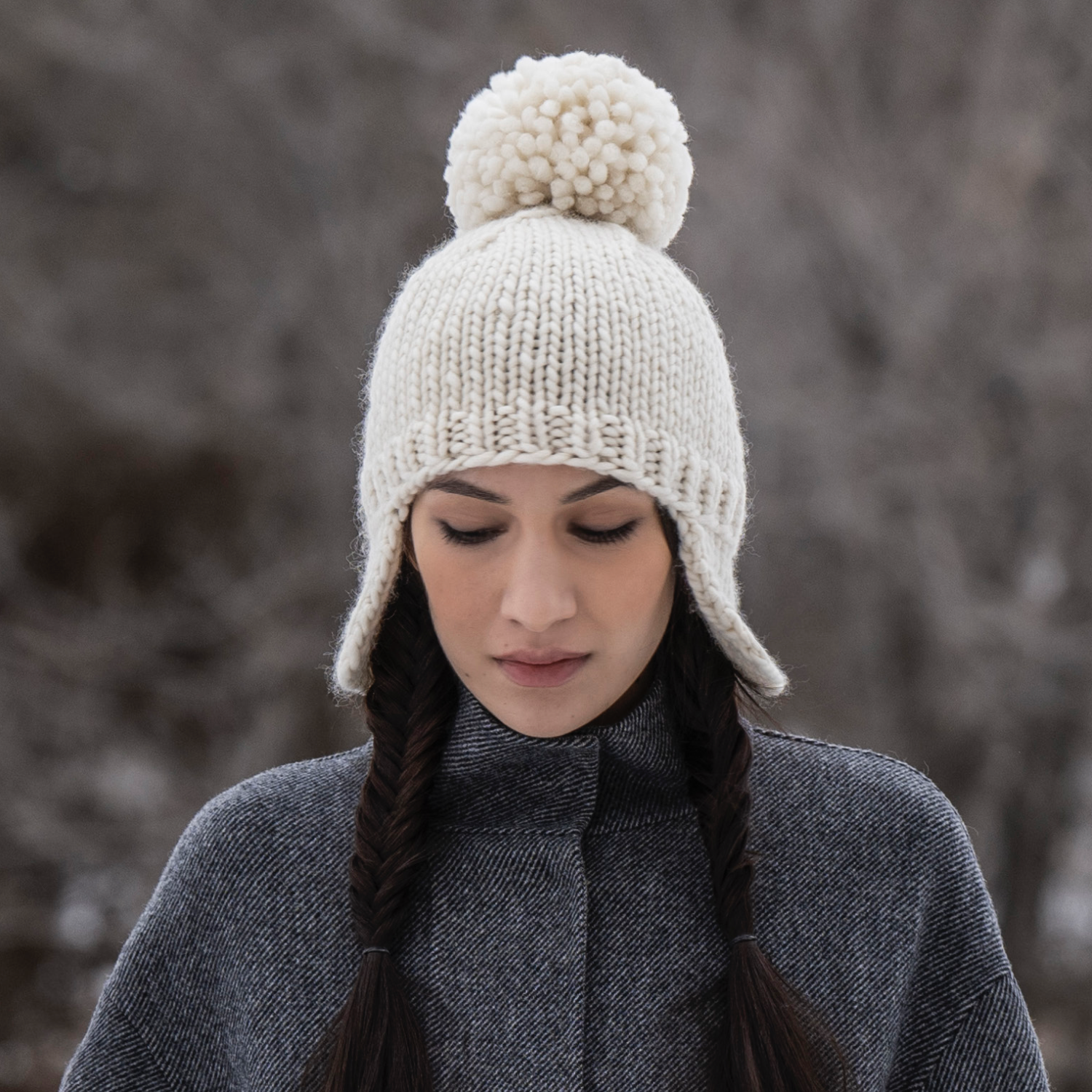 Frosty North Hat Kit Blue Sky Fibers