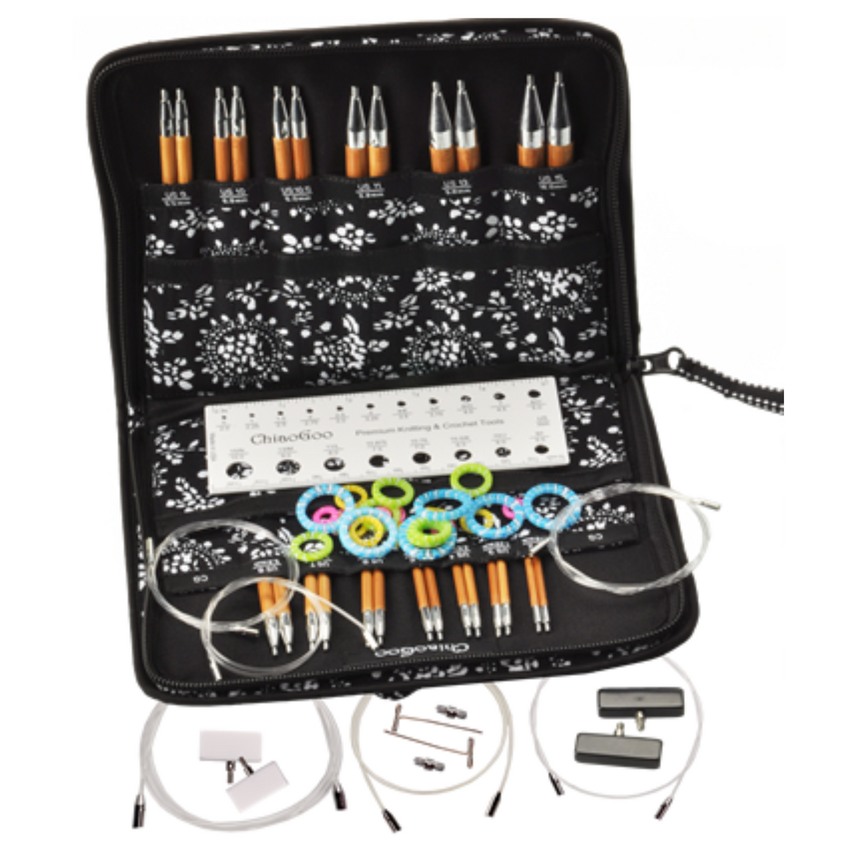 Chiaogoo SPIN Bamboo Interchangeable 5" Set