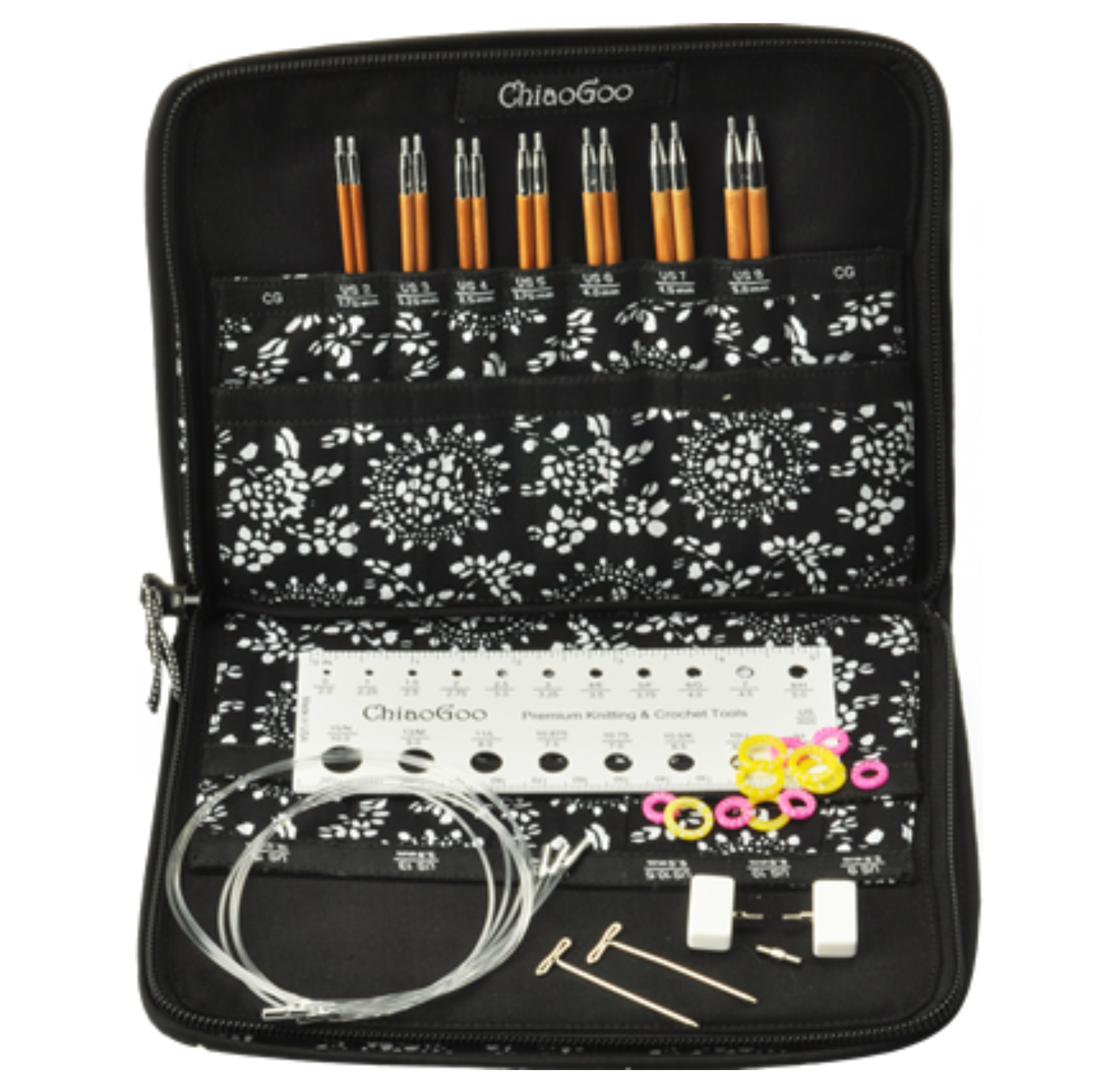 Chiaogoo SPIN Bamboo Interchangeable 5" Set