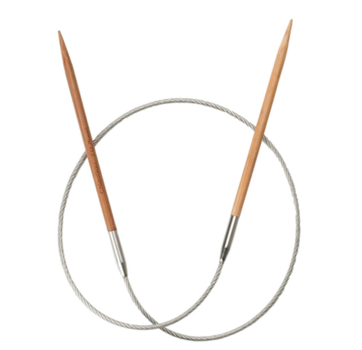 16" (40cm) Chiaogoo BAMBOO Fixed Circular Knitting Needles