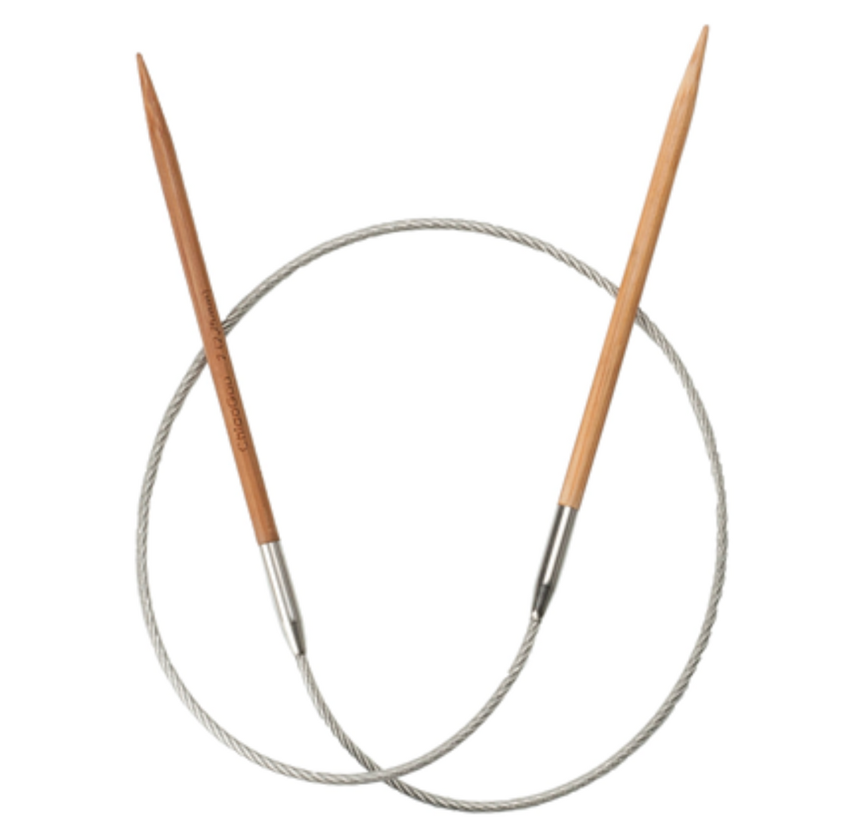 40" (100cm) Chiaogoo BAMBOO Fixed Circular Knitting Needles